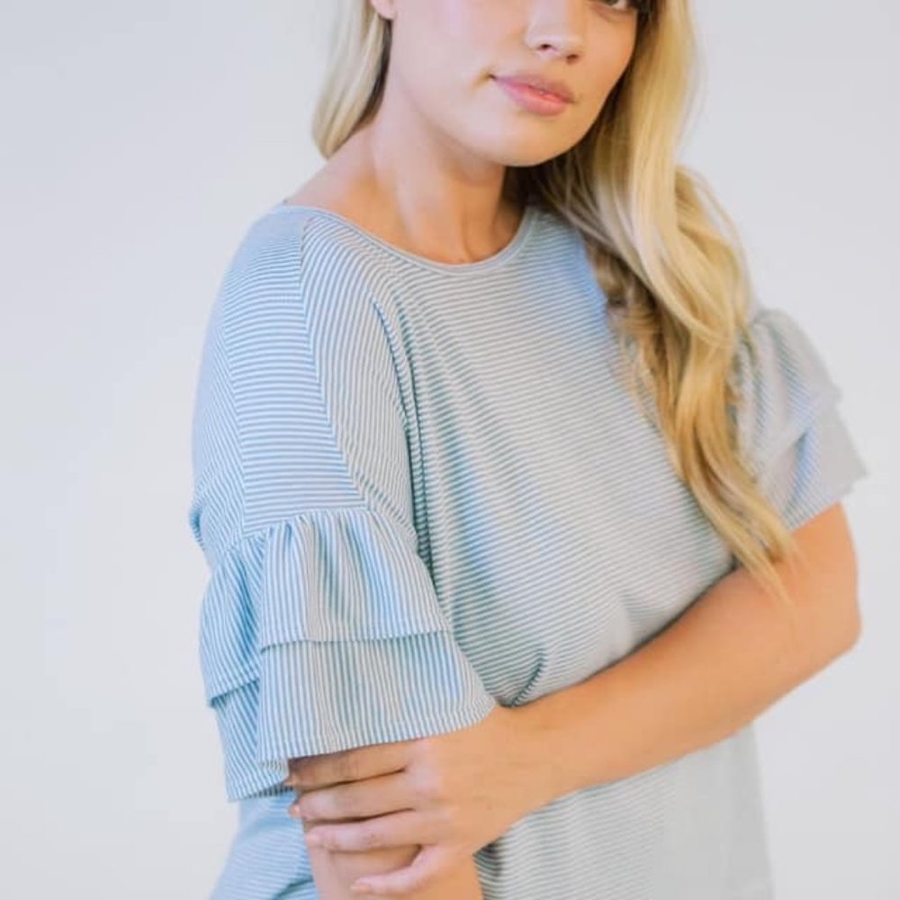 Crescent Drive Ruffle T-Shirt - Picture 2 of 3